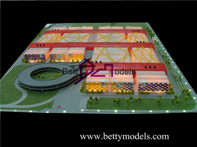 modelos arquitetônicos de fábrica