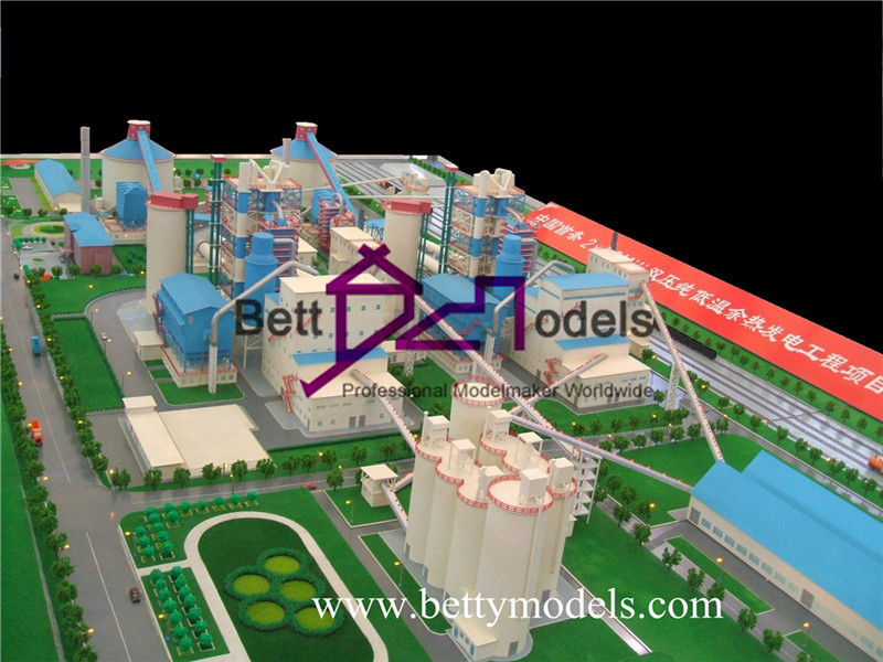 Modelos industriais em escala de usinas de energia