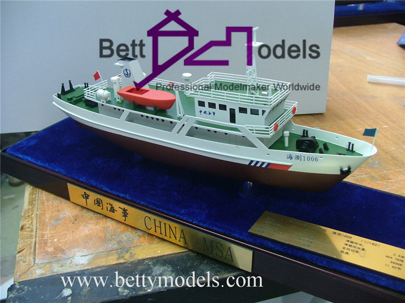 Fabricação de modelos de navios na China